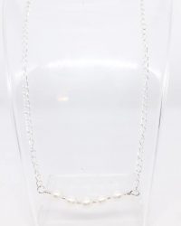 Pearl bar necklace